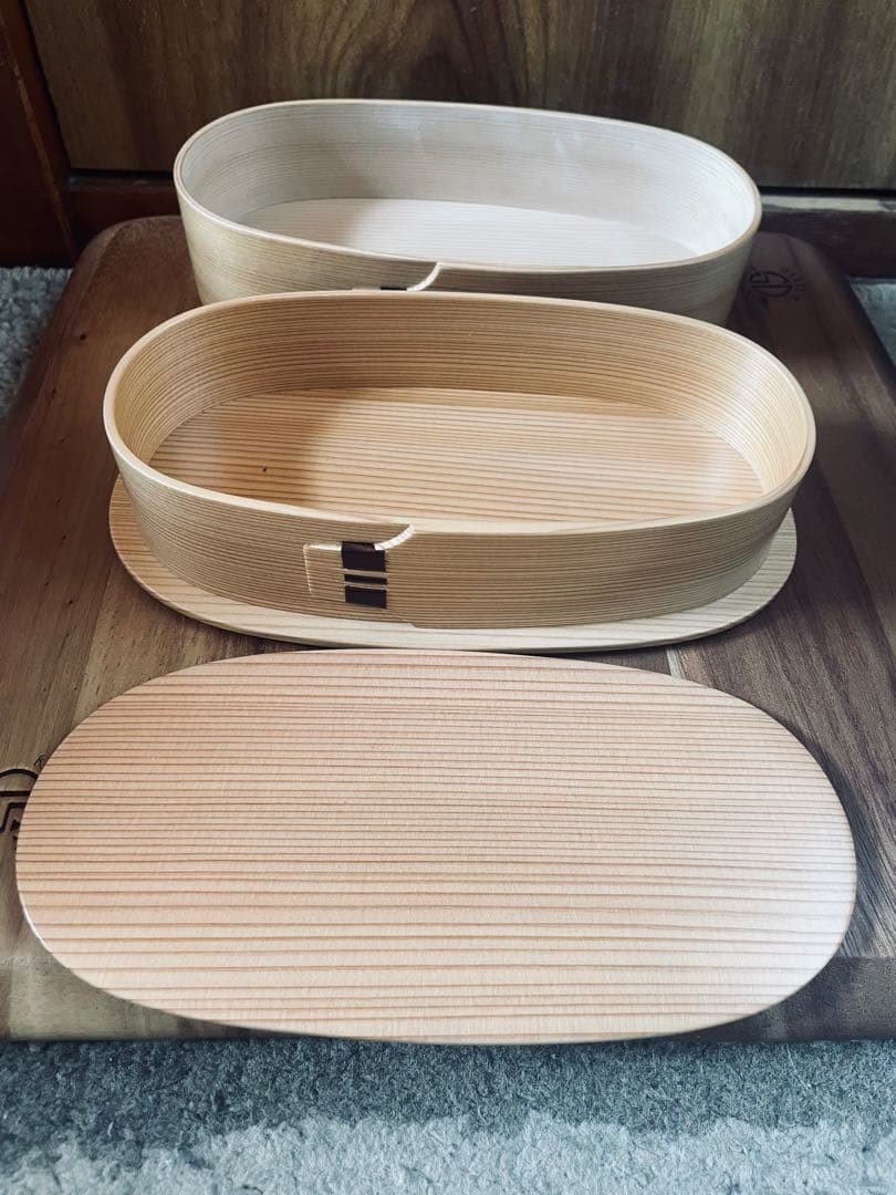 栗久　曲げワッパ　未使用品　元箱有り