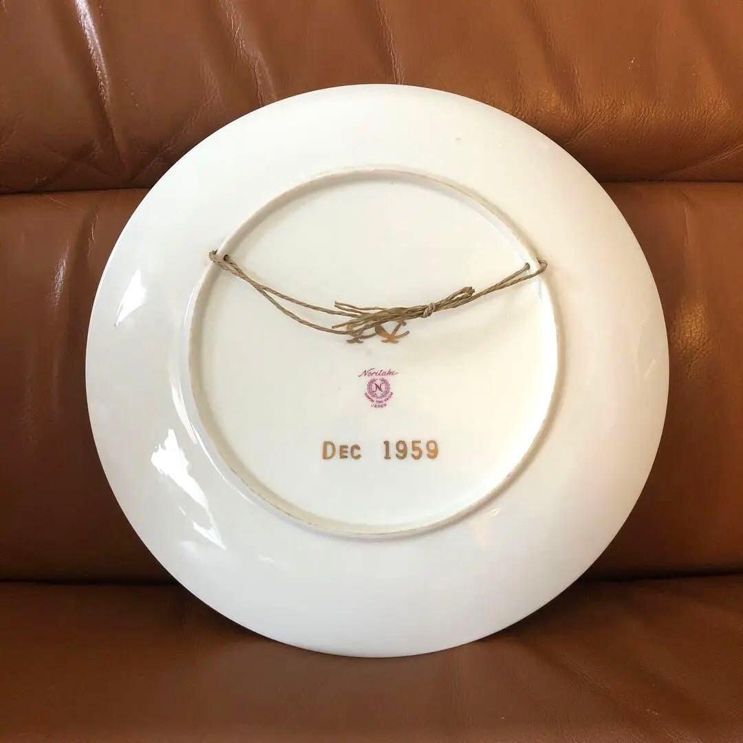 飾り皿 オールドノリタケ 西宮カントリー倶楽部刻印