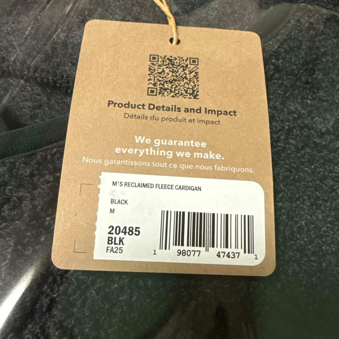 パタゴニア メンズ リクレイムド フリース カーディガン BLK