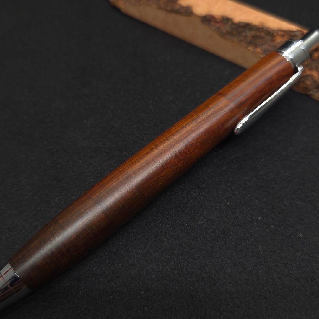 No.39ハンドメイド木軸シャーペンサイアミーズローズウッド