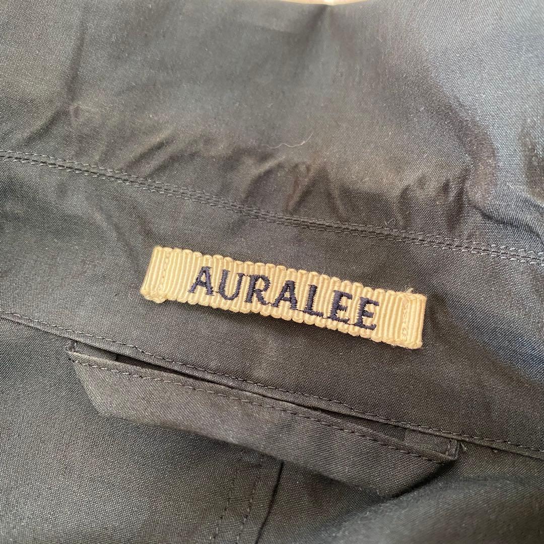 AURALEE 17SS サイズ3 ステンカラーコート ネイビー