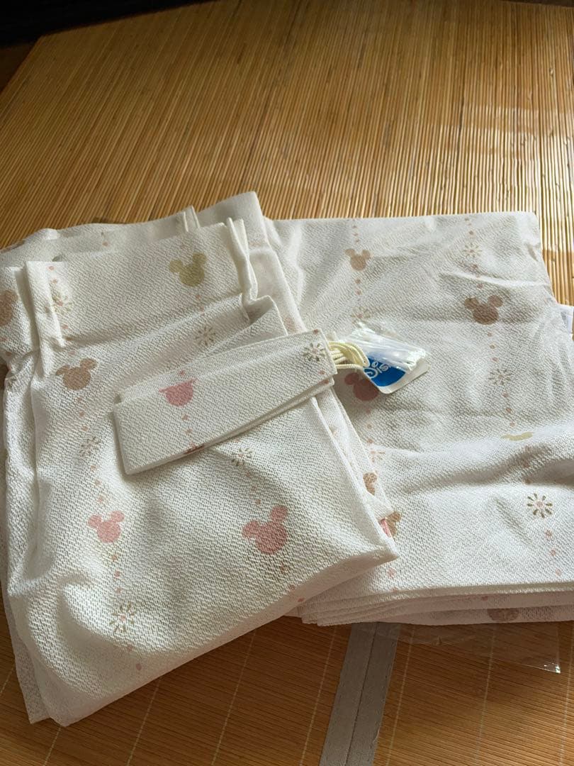 Disney日本製ミッキー レースカーテン 176✖️150 2枚組　新品未使用