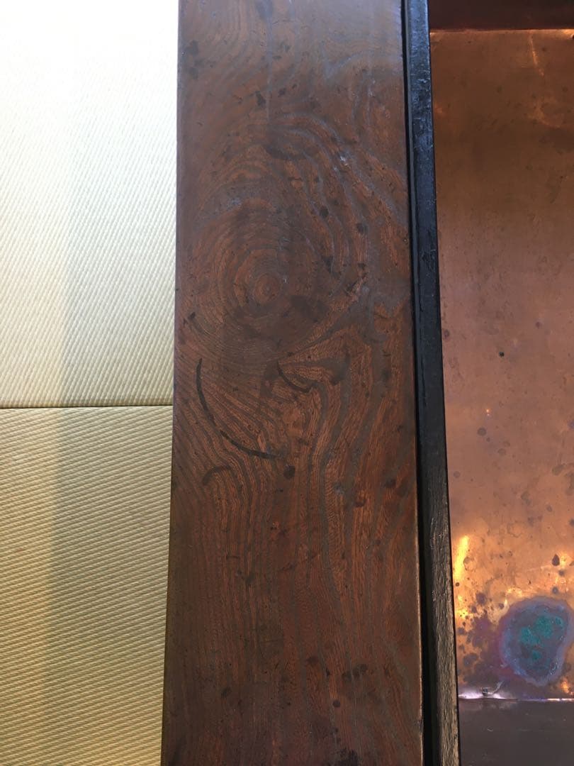 長火鉢　関西火鉢　座卓　欅