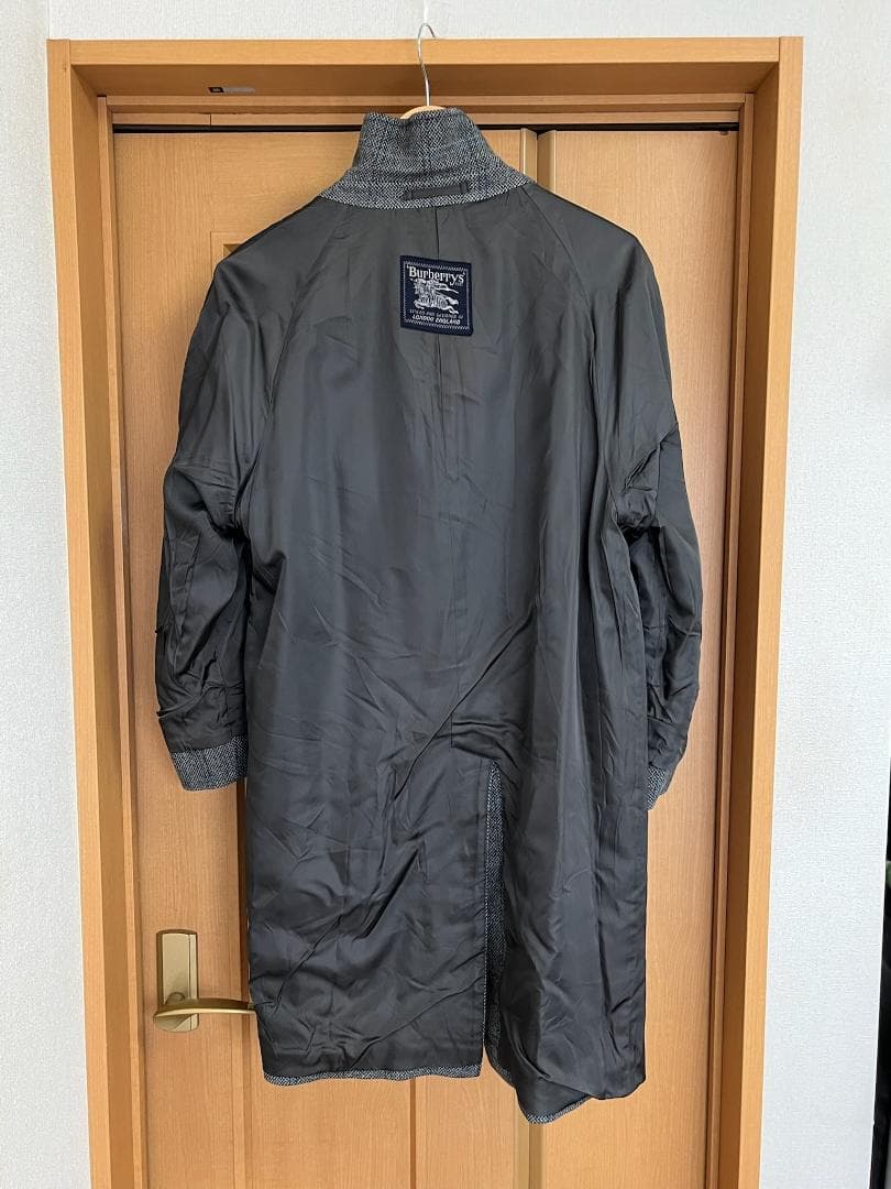８０s 美品　バーバリー　イングランド製　コート　ウール　ビンテージ