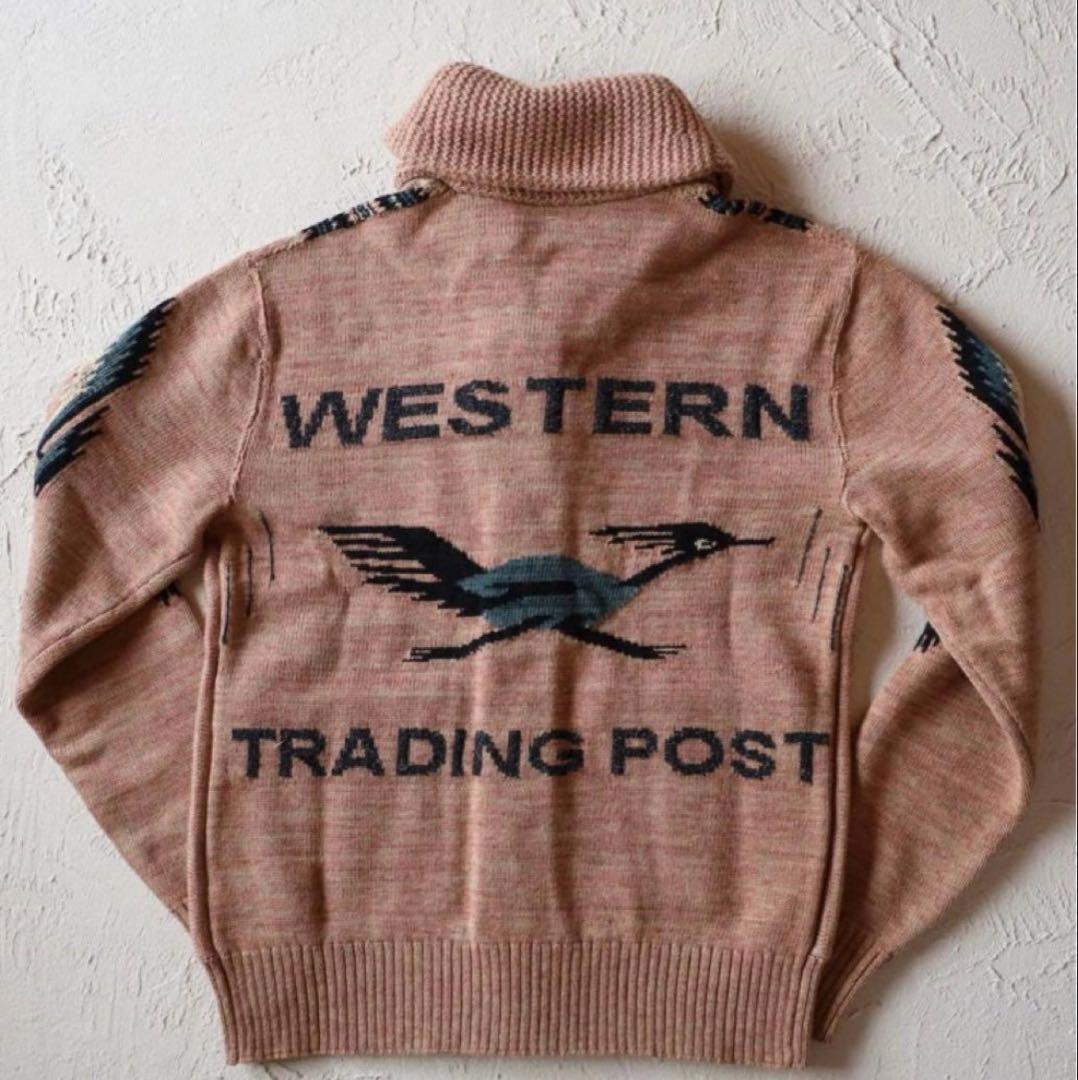 HUMAN　新品*RRL*ロードランナーグラフィック カーディガン*XS