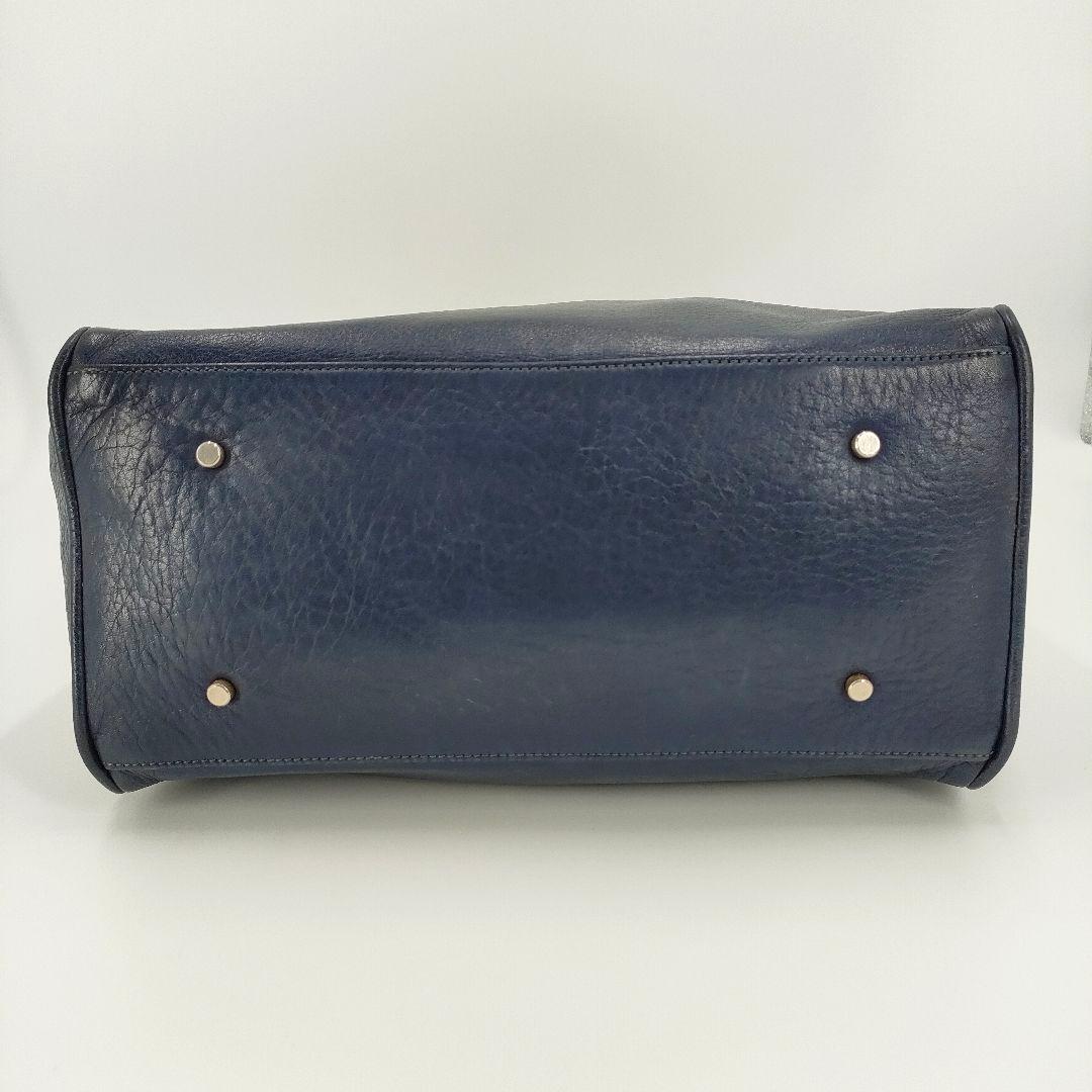 aniary　アニアリ トートバッグ　ダークネイビー　レザー　A4