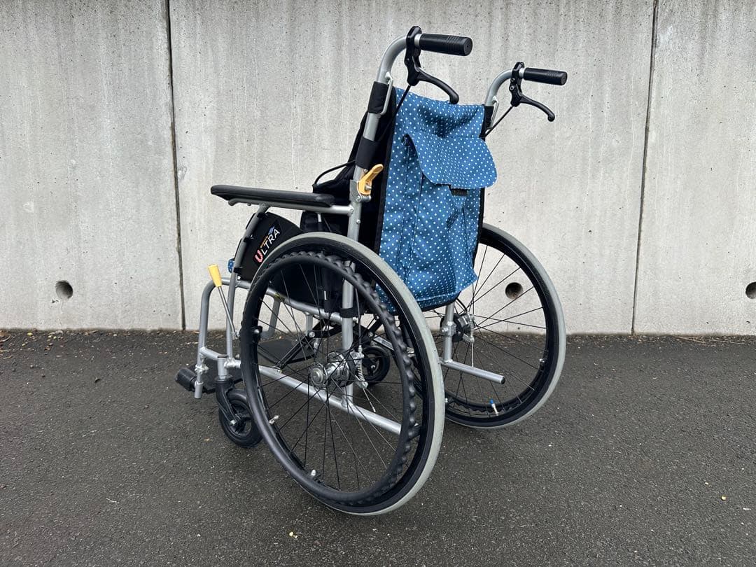 NISSIN 日進医療器 NA-U1 ウルトラシリーズ アルミ製 自走式車椅子