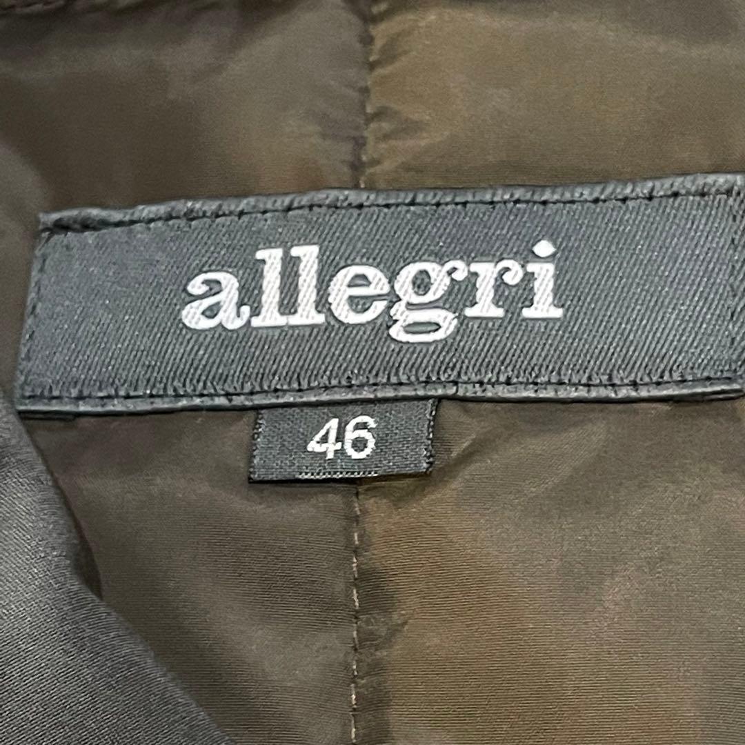 定価約5.5万　タグ付き　allegri ステンカラーコート　ライナー付　比翼