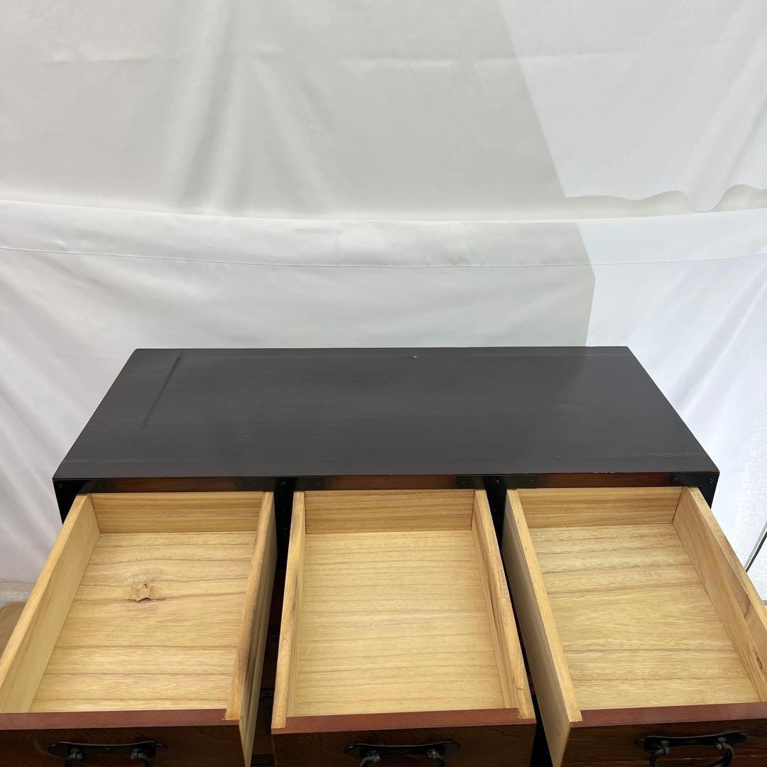 r*y様 アンティーク家具　箪笥　ロック付　昭和レトロ