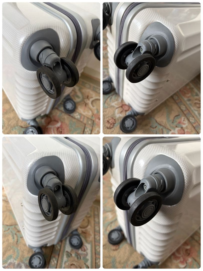 ace. エース パリセイド　スーツケース/キャリーケース　ホワイト