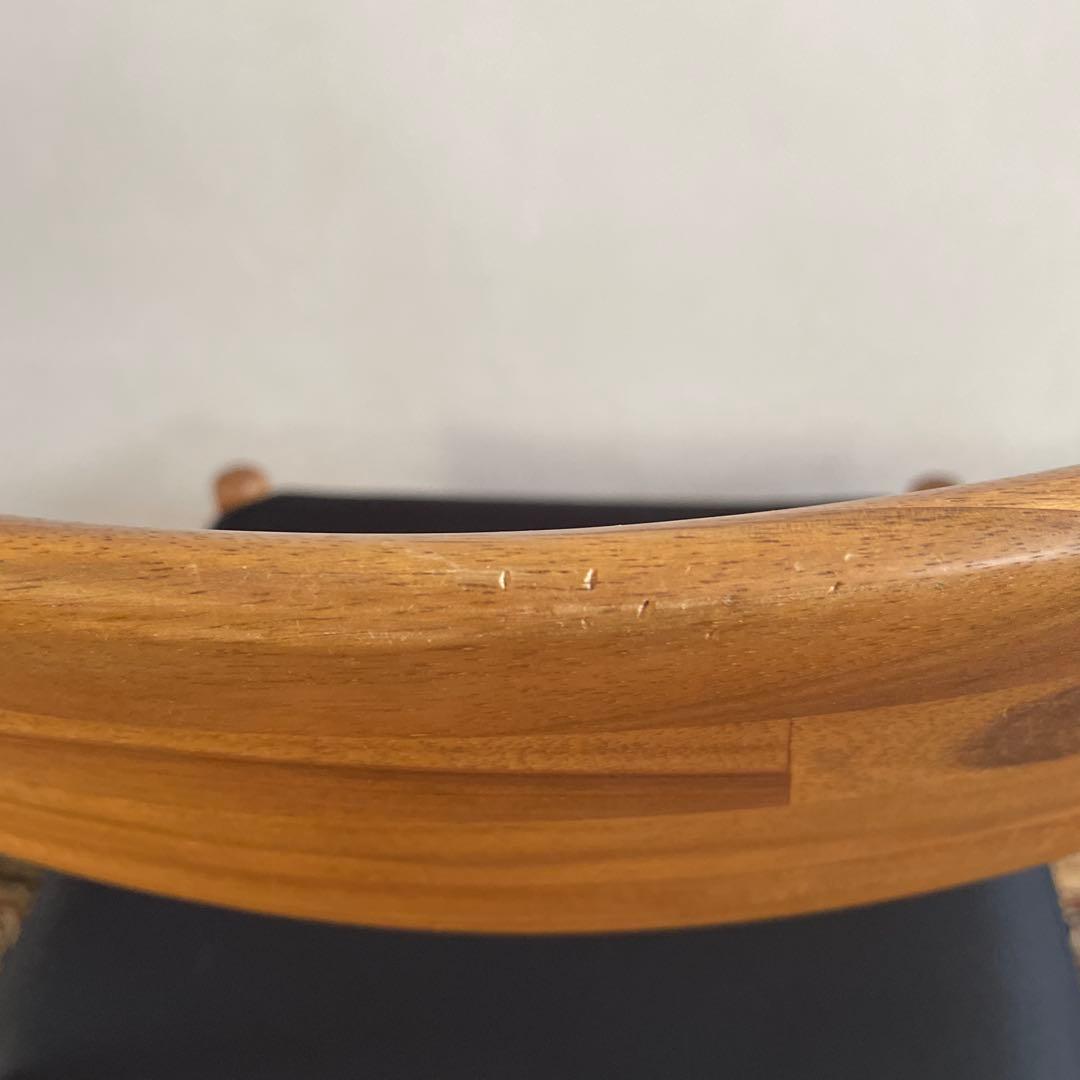 ③EDDA エッダ　ダイニングチェア　朝日木工加工　無垢材　1脚