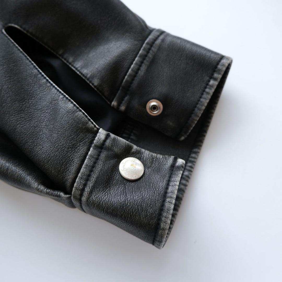 SEAROOMLYNN Vintage wash ECOレザーライダース