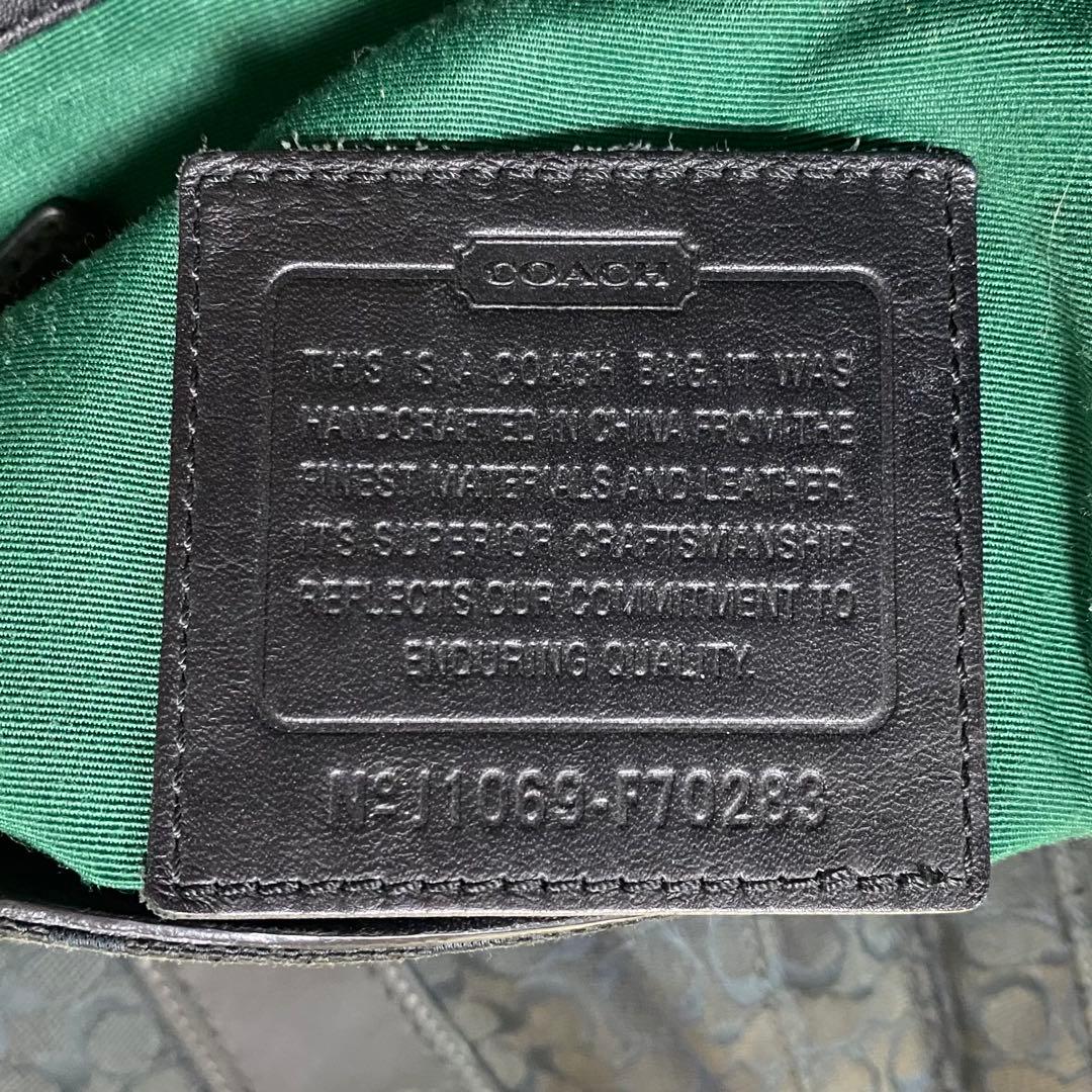 美品✨ コーチ COACH メッセンジャーバッグ シグネチャー 斜め掛け