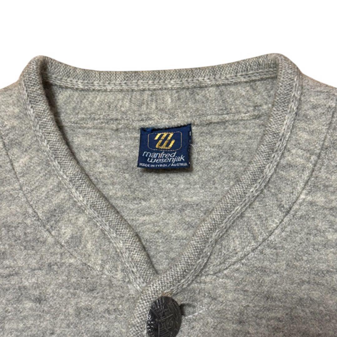 80's ユーロ古着 チロリアンニットジャケット