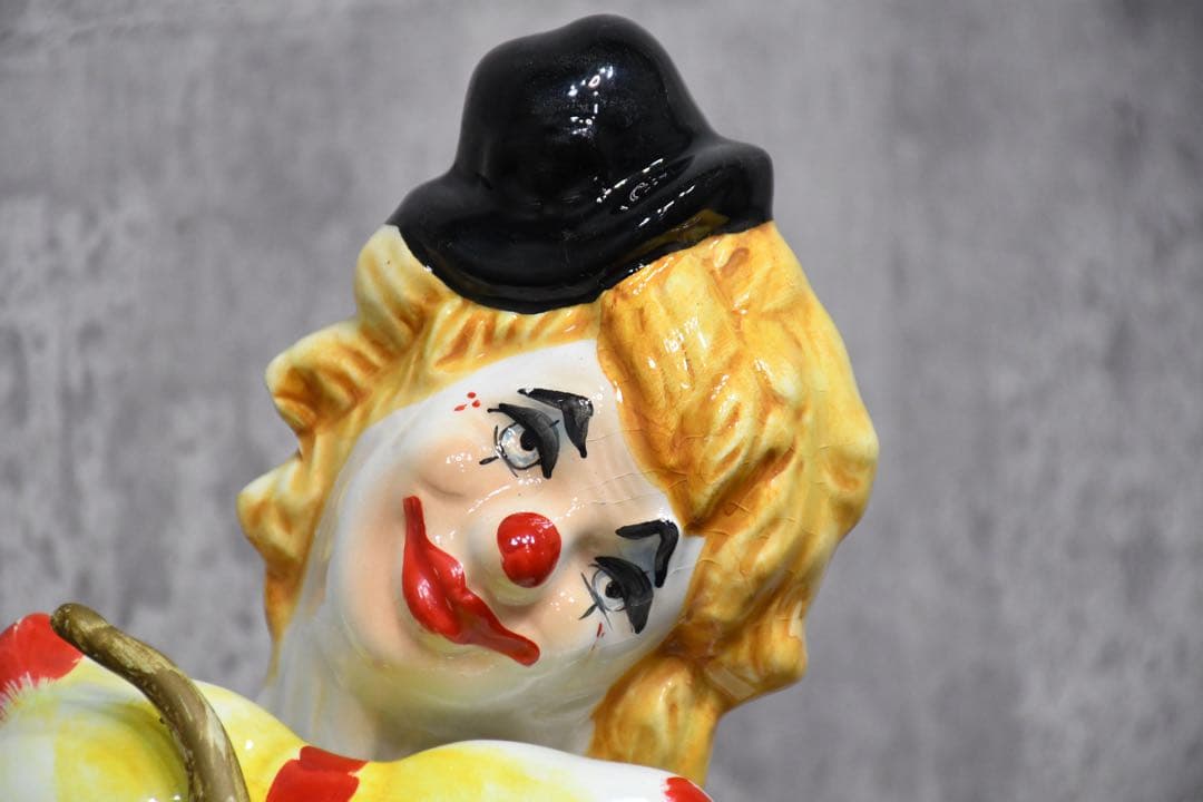 EEK22 イタリア製 ピエロ フィギュリン 高さ54cm 陶磁器人形 陶器人形