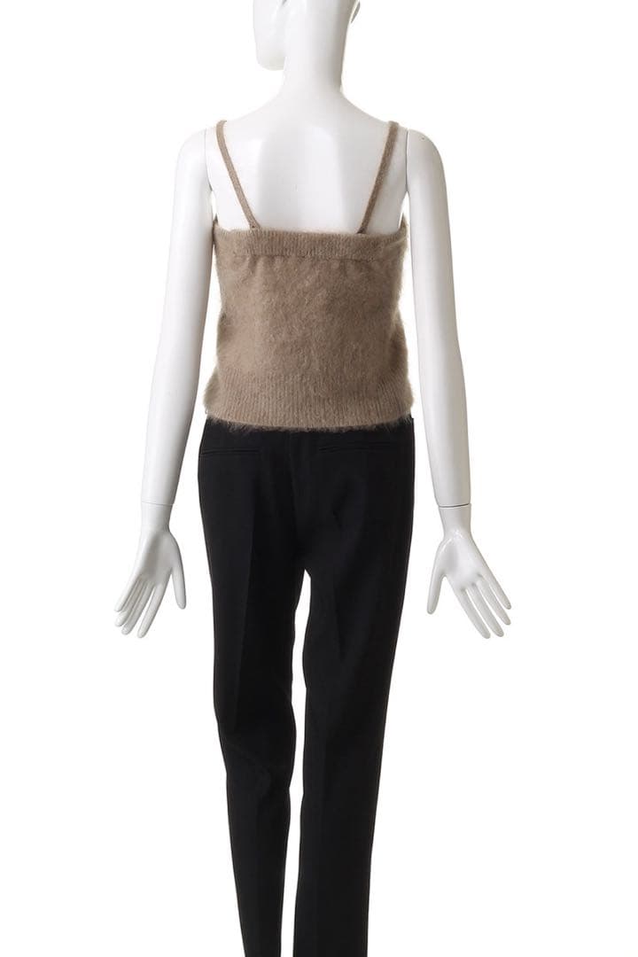 今季 ebure カシミアファーニット キャミソール 58300