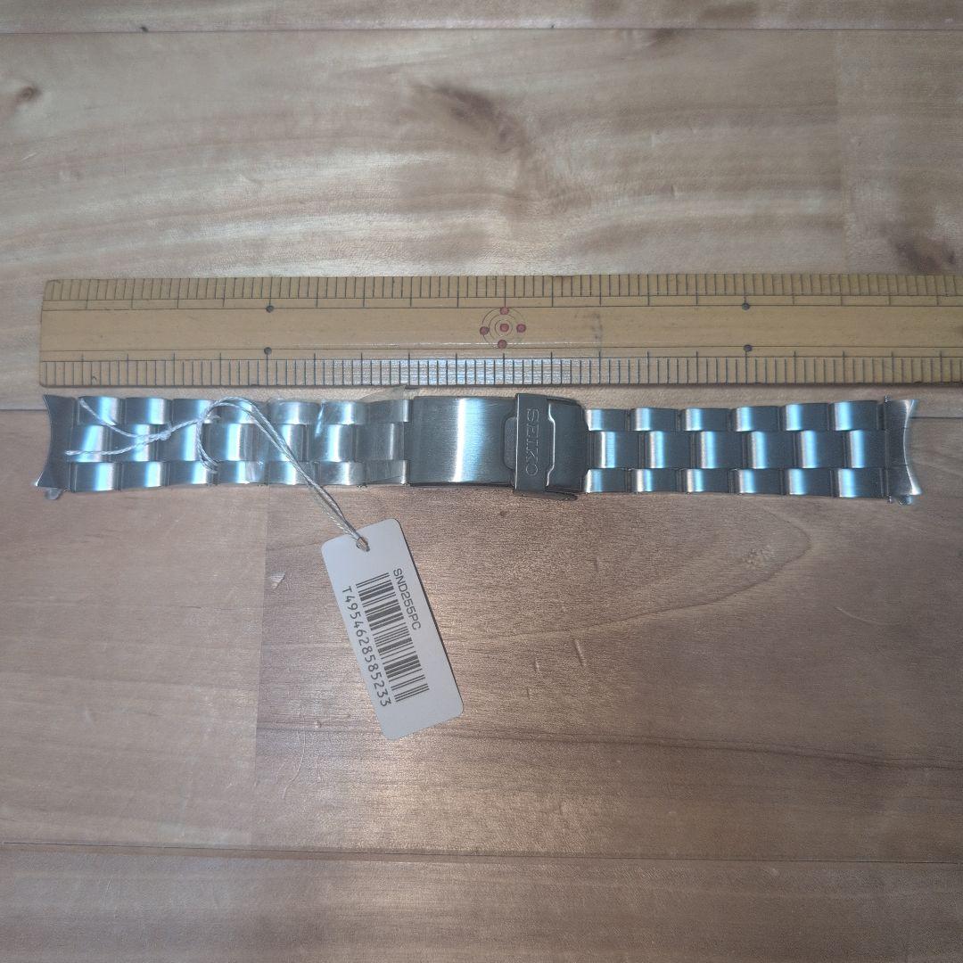 【未使用】SEIKO 時計バンド 20mm ステンレスブレス 海外モデル