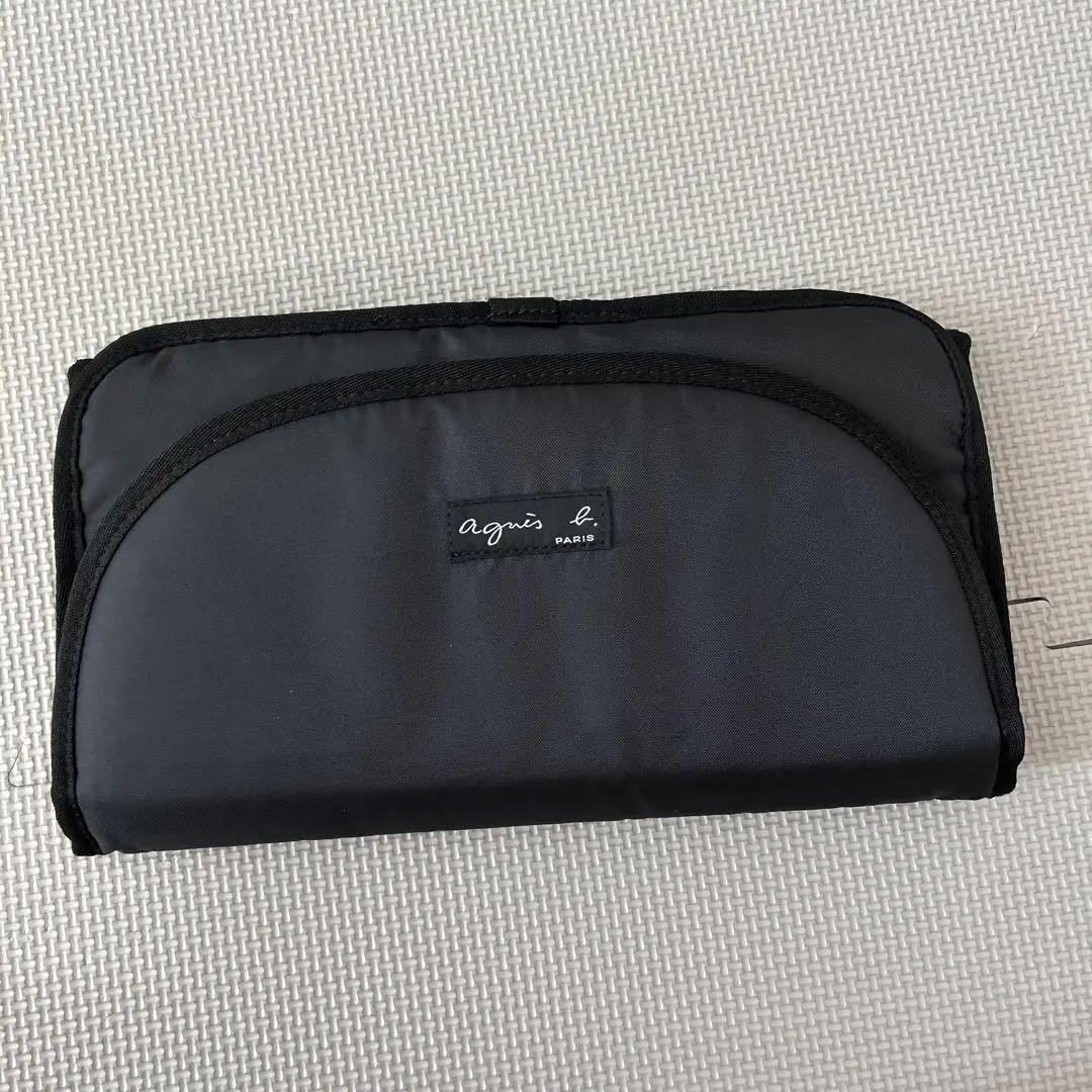 美品　agnès b. マザーズバッグ 黒　おむつ替えマット未使用　2WAY