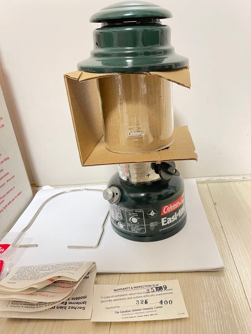 p*s様 新品奇跡　コールマン イージーライトランタン 325A 89年1月