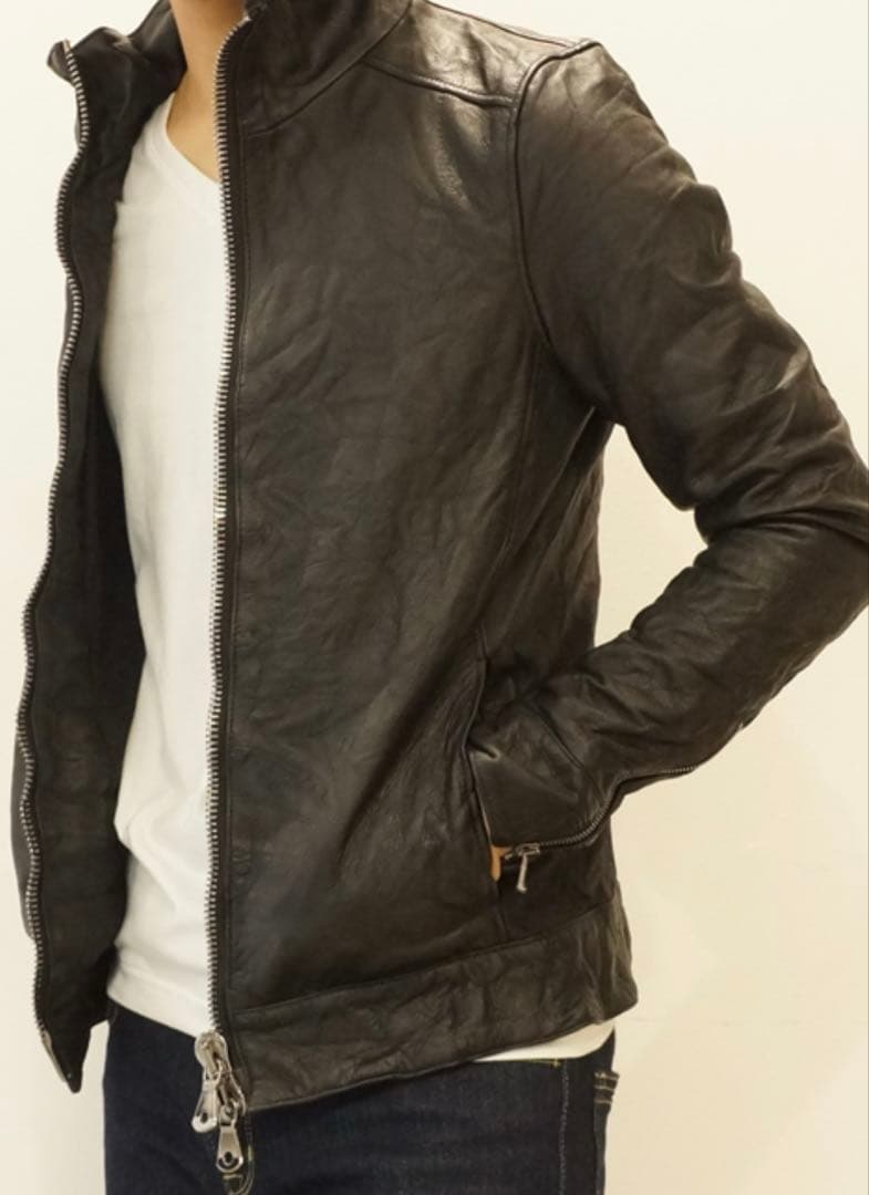 junhashimoto BIG ZIP INNER RIDERS ブラック