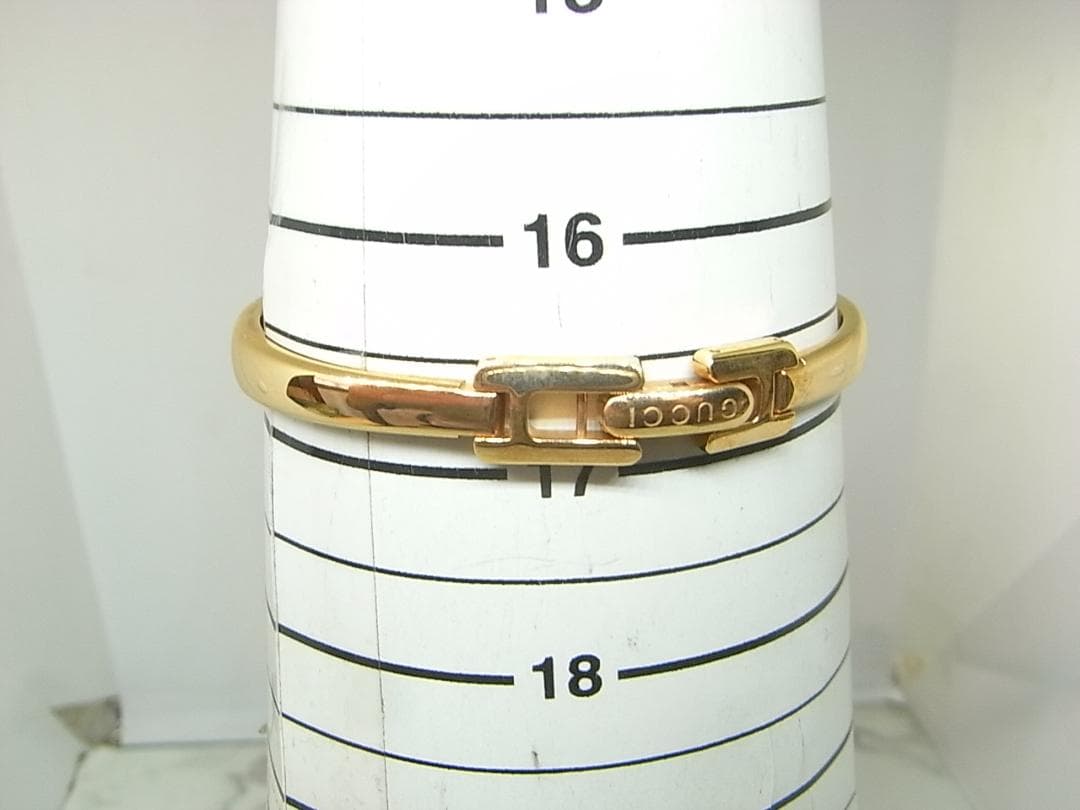 にゃんこ様　美品　グッチ　1400L 　GG文字盤　ピンクゴールド　カラー