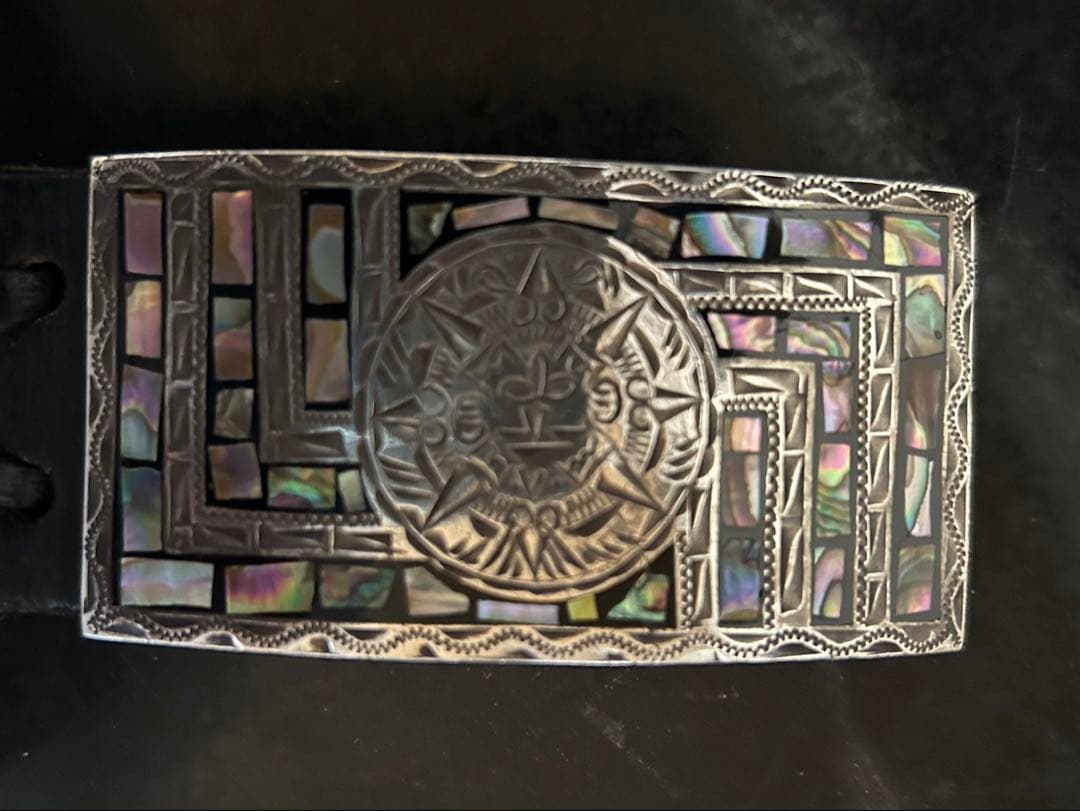 JOYMEX 螺鈿細工シルバー925 ベルト