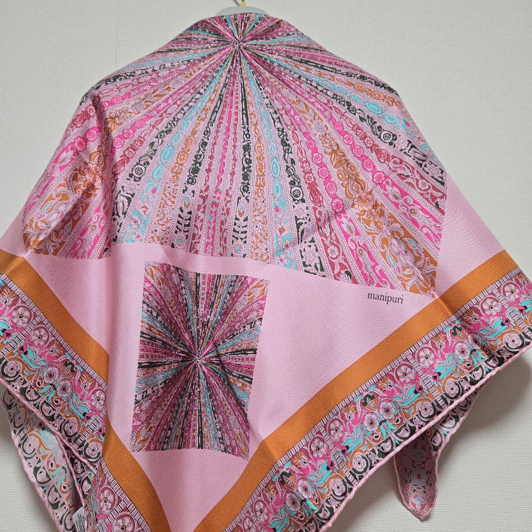 manipuri マニプリ シルクスカーフ