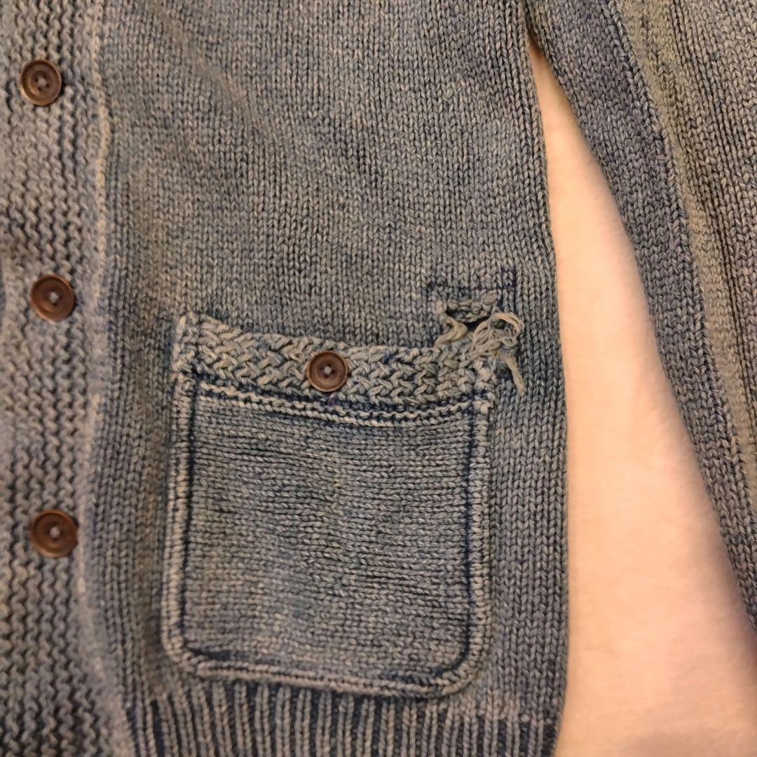 ✩Polo by RalphLauren【インディゴショールカラーカーディガン】