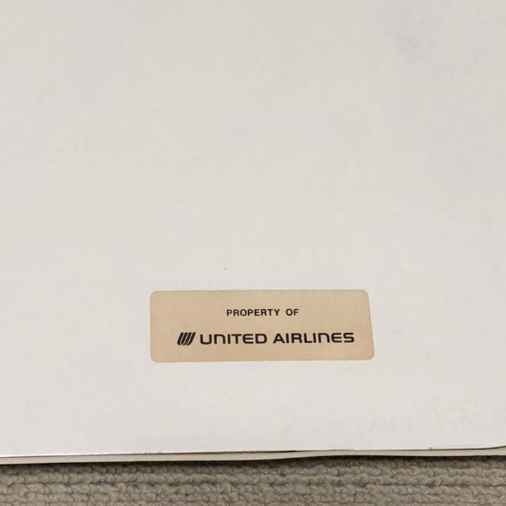 ユナイテッドエアライン メネフネ Hawaii ハワイ 地図 ビンテージ 特大