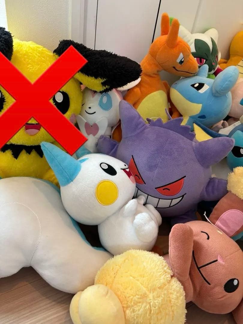 ポケモン　ぬいぐるみ　まとめ売り　ピカチュウ　リザードン　カイリュウ　イーブイ