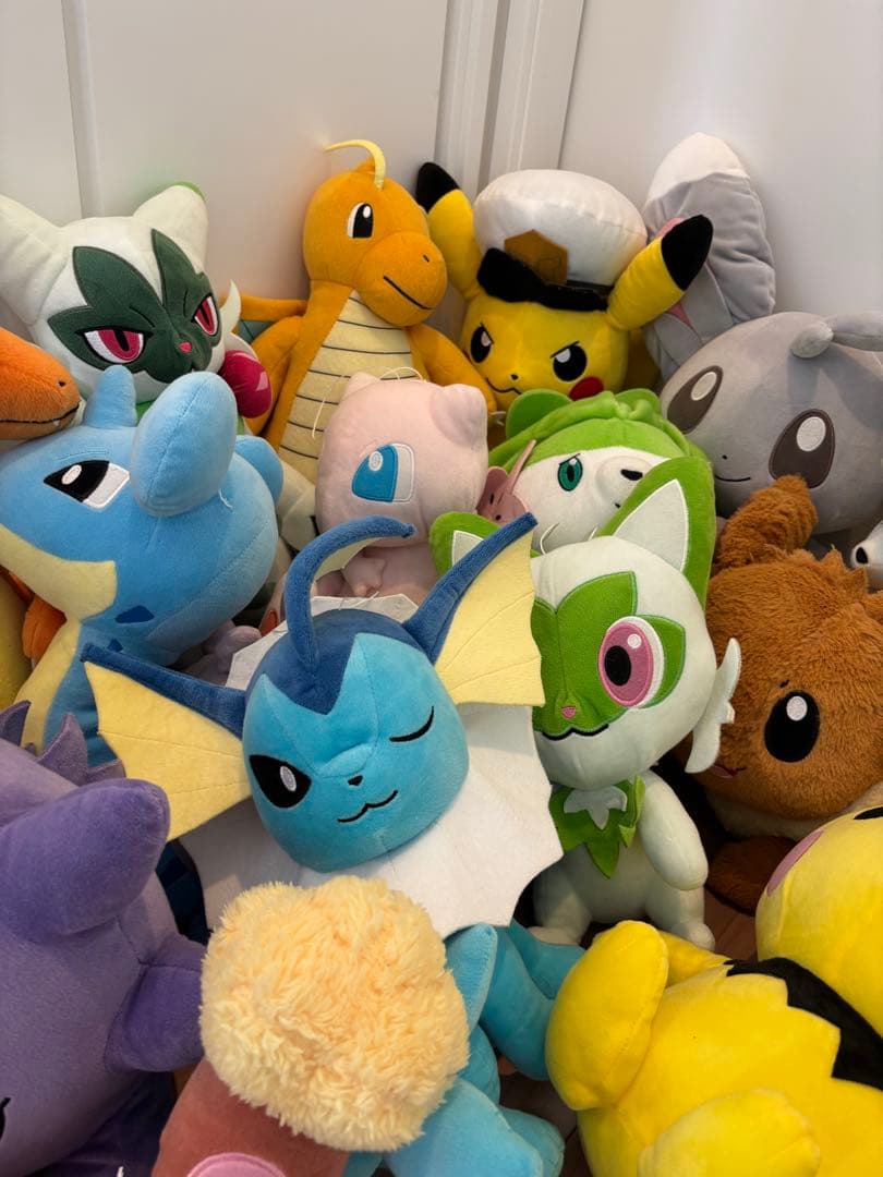 ポケモン　ぬいぐるみ　まとめ売り　ピカチュウ　リザードン　カイリュウ　イーブイ