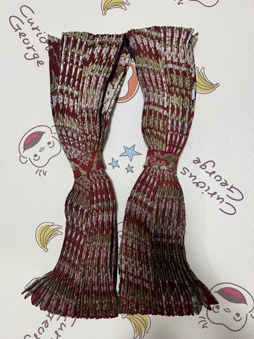 金華山 花籠 レッド 仮眠カーテン 裏生地無しタイプ