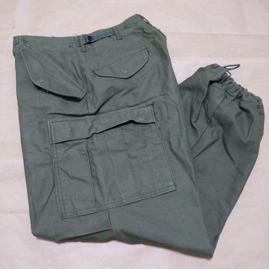アメリカ軍 M65トラウザー OG107 (カーゴパンツ) S−S 実物放出良品