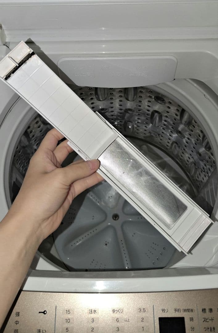 【12/22まで】中古やや美品　yamada 縦型洗濯機 本体 ホワイト