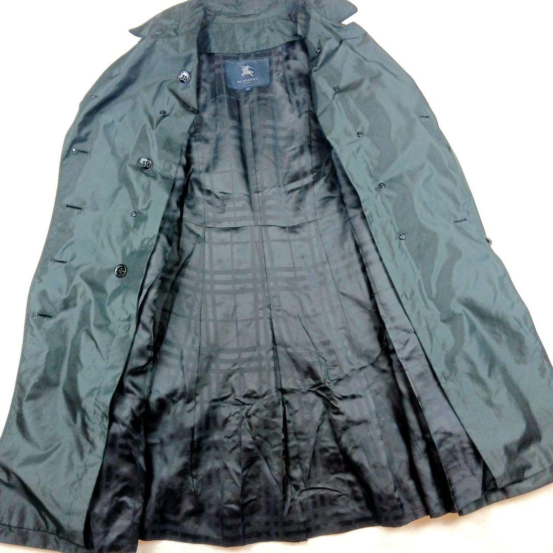 バーバリー ロンドン　トレンチコート　黒　46　大きいサイズ　ライナー欠品