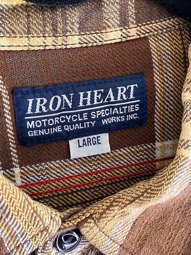 RON HEART アイアンハート チェック ワークシャツ L 日本製