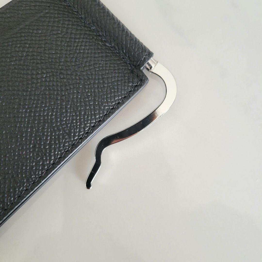 【新品未使用】メゾンマルジェラ マネークリップ 小銭入れ付 ブラック