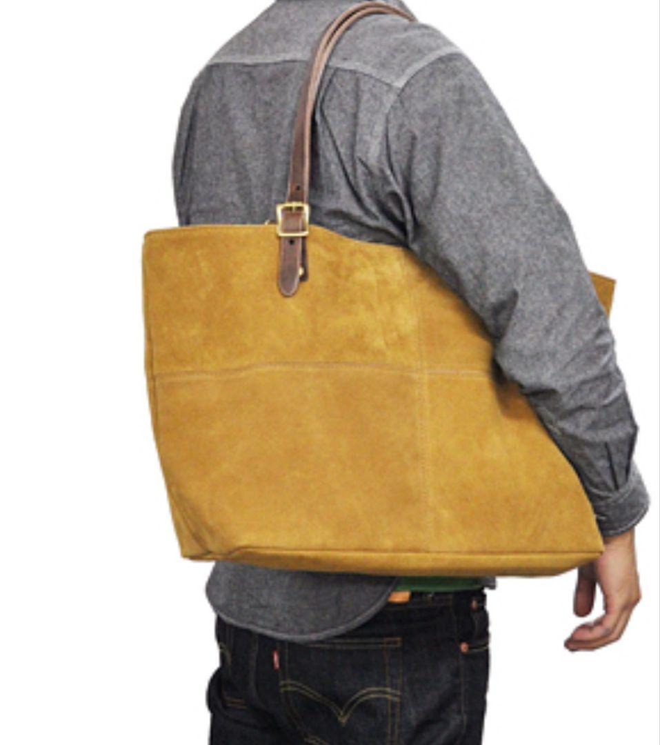 Butler Verner Sails 牛革スウェード トートバッグ