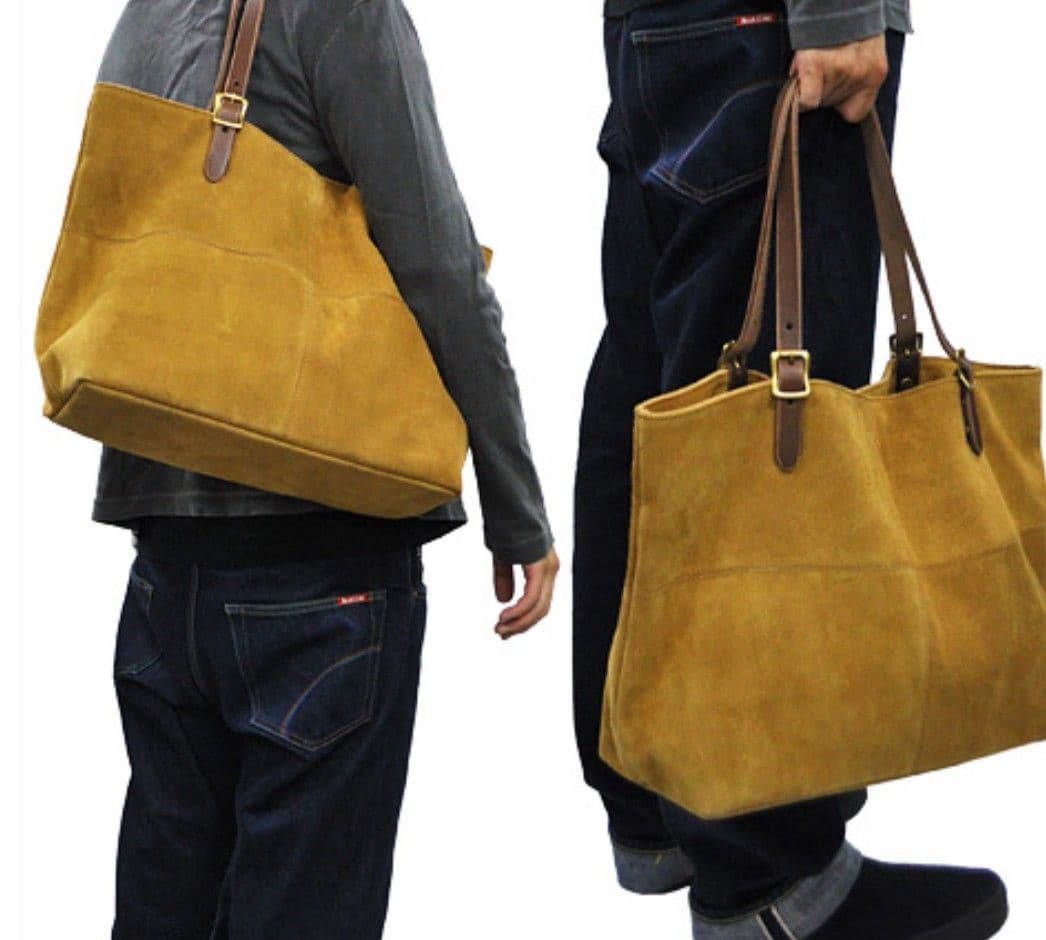 Butler Verner Sails 牛革スウェード トートバッグ