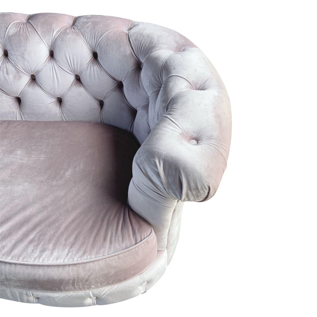 kino Classic Feve 2Pソファ ペールピンク 極美品