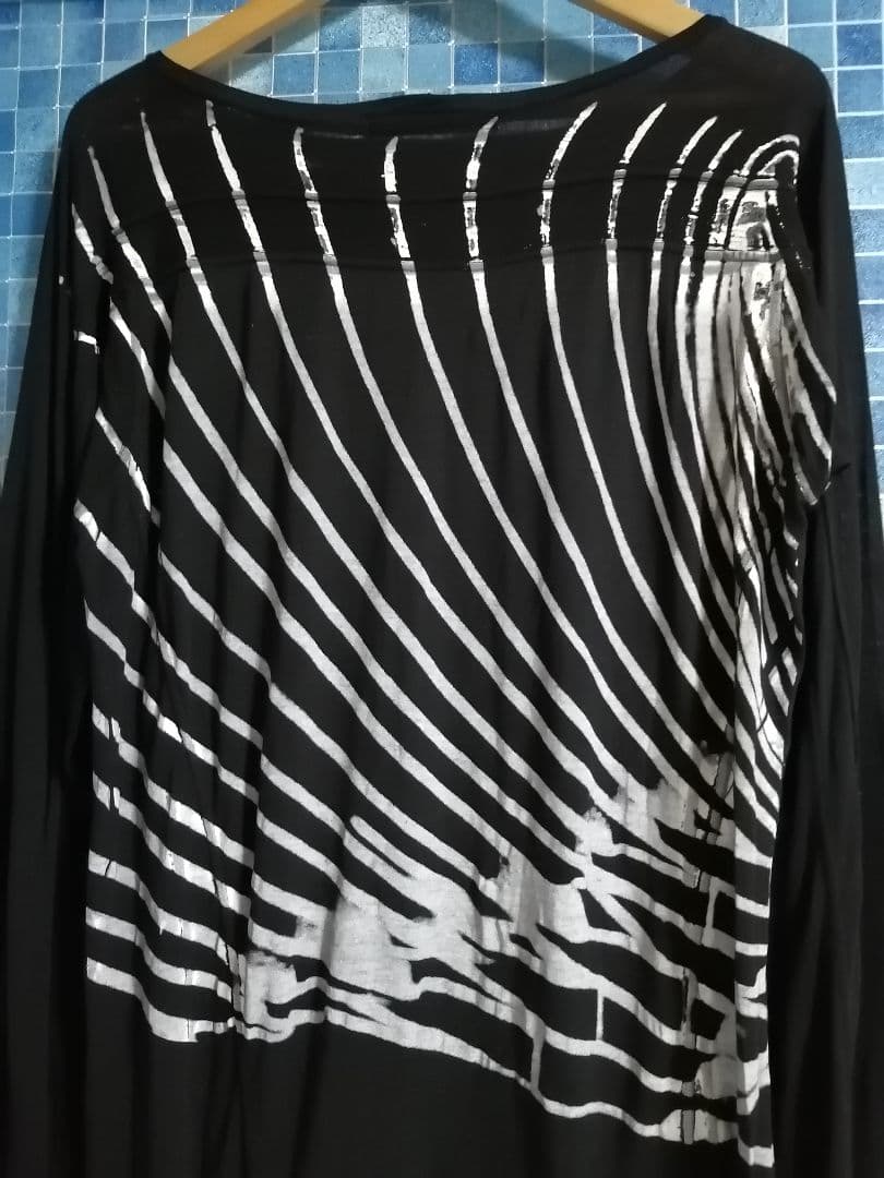 【黒 2013AW】即完売 JULIUS ガスマスク BIG ロンＴ カットソー