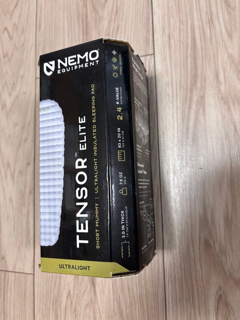 【未使用品】NEMO Tensor Elite Short Mummy