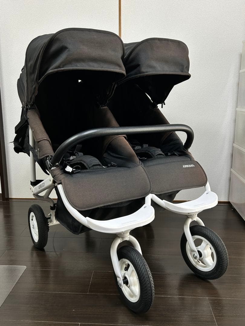 【付属品多数】エアバギーココダブルフロムバースexブラック【直営店限定カラー】