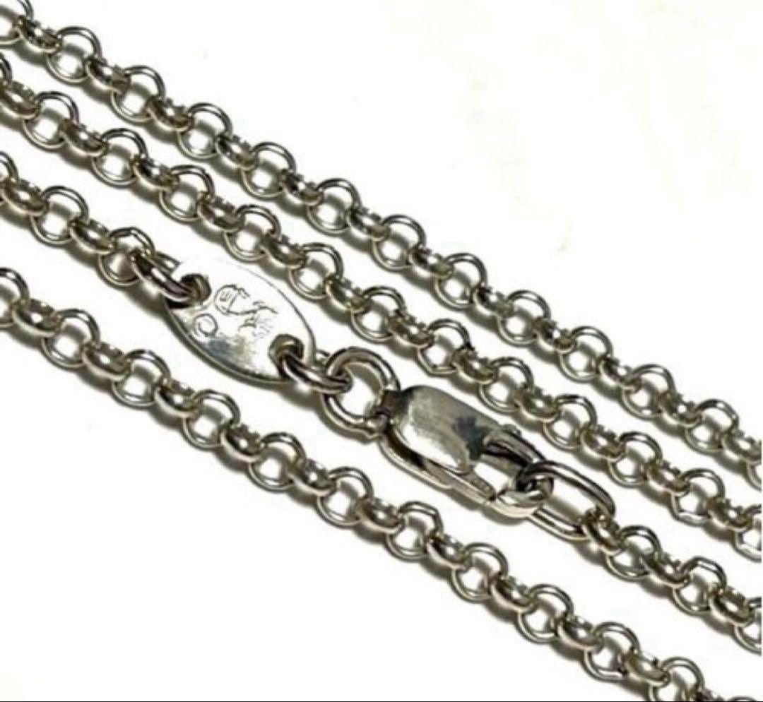 クロムハーツ ワンボールBSフレアペンダント ロールチェーン16inchセット