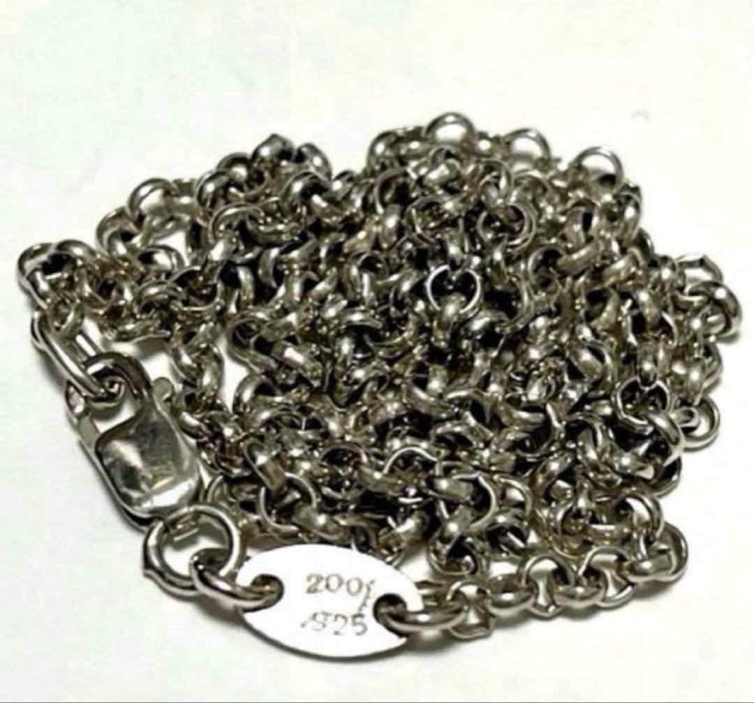 クロムハーツ ワンボールBSフレアペンダント ロールチェーン16inchセット