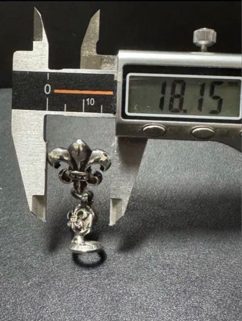 クロムハーツ ワンボールBSフレアペンダント ロールチェーン16inchセット