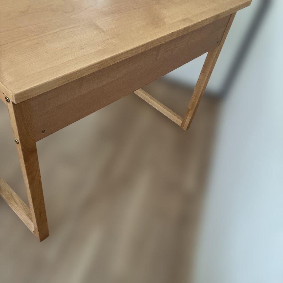 ニトリ　引き出しつき　デスク メルシーC LBR