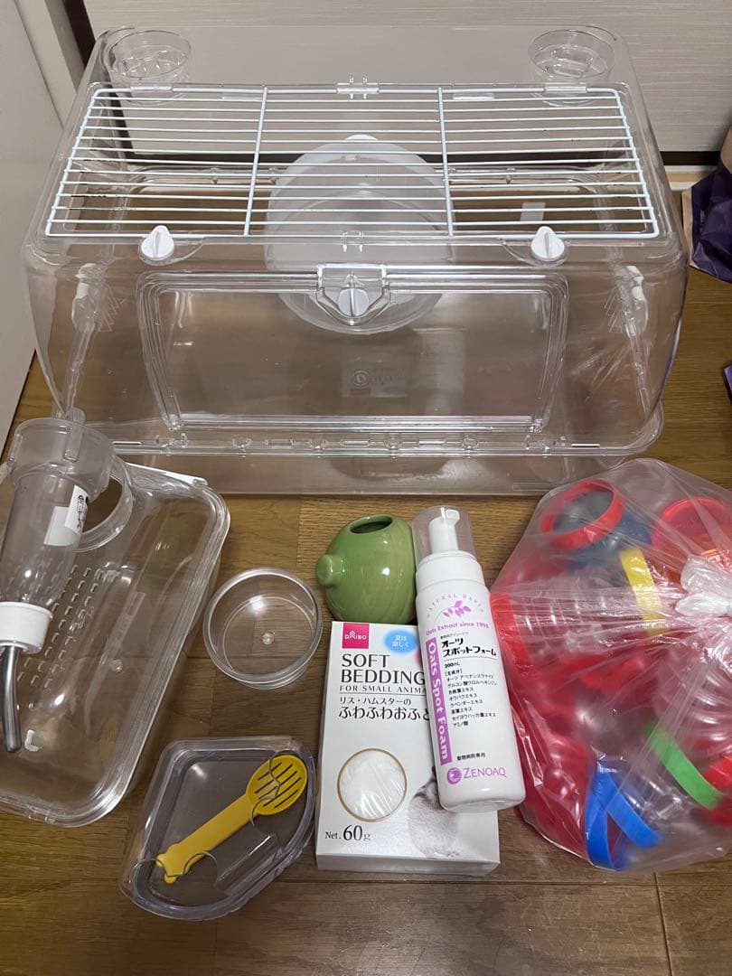 ハムスターケージ 付属品有り 【ルーミィ】