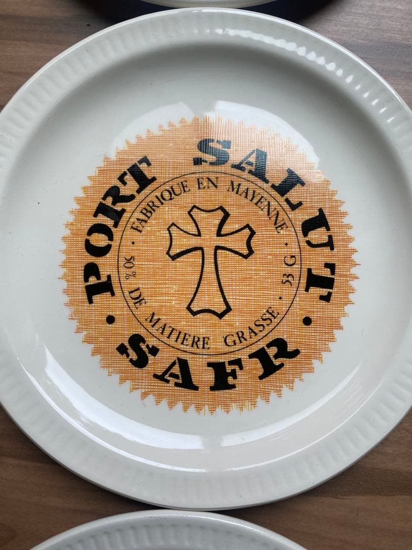 再値下‼️フランスアンティーク　レア木箱入りフロマージュ・ド・フランス 皿 6枚組