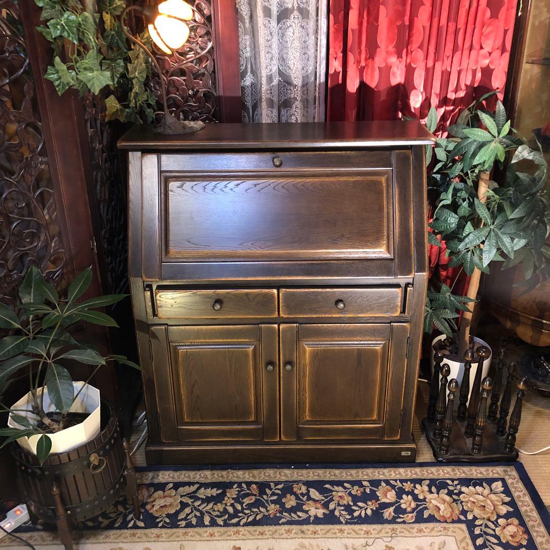 Sale 国産ヴィンテージ 北海道　旭川　近藤工芸　ライティングビューロー